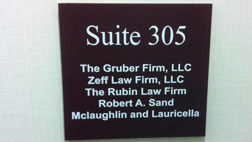 Directory & Suite Signs