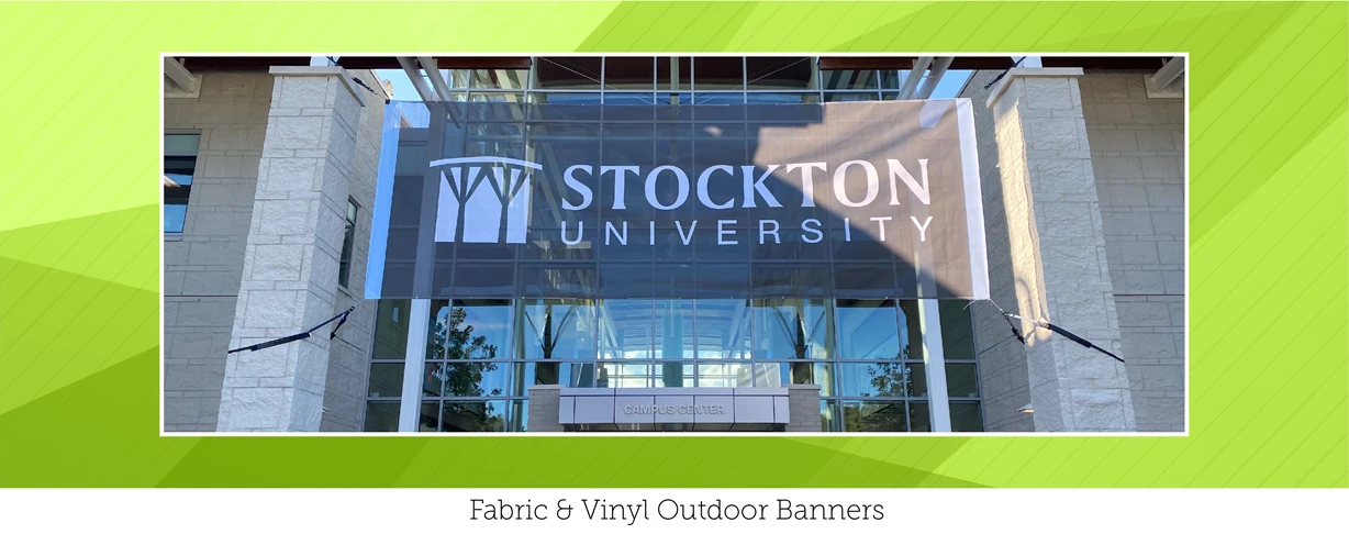 Fabric & Vinyl Outdoor Banners | School, College, & University Signs