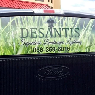 Desantis Landscaping - Window Perf Vehicle Graphics Marlton, NJ